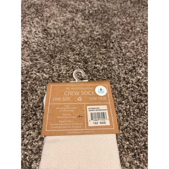 Peanuts snoopy save our planet crew socks C27-32 - Picture 3 of 4